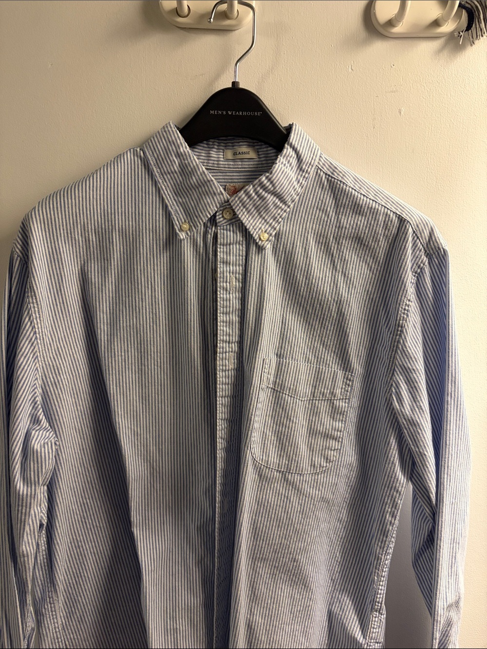 J. Crew Men’s Oxford Striped Button Down